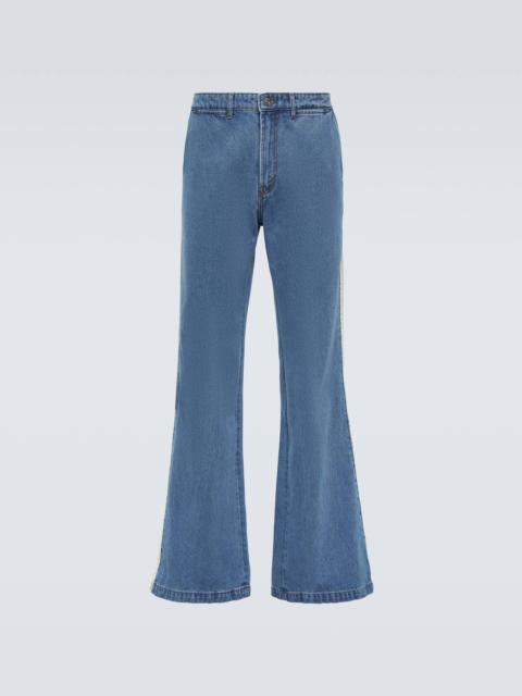 WALES BONNER Eternity wide-leg jeans