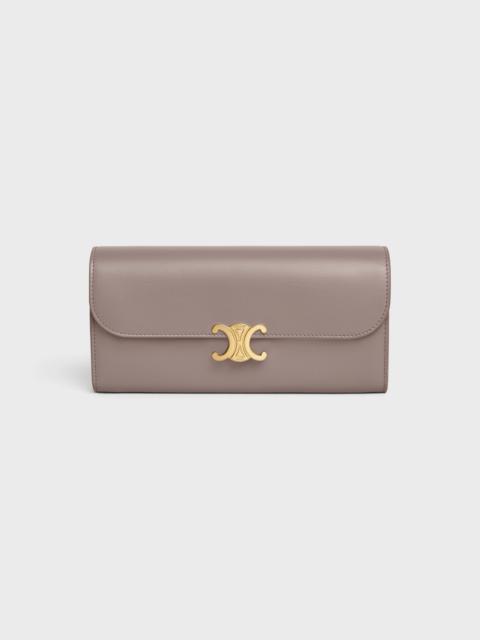 CELINE LARGE WALLET TRIOMPHE in Shiny calfskin