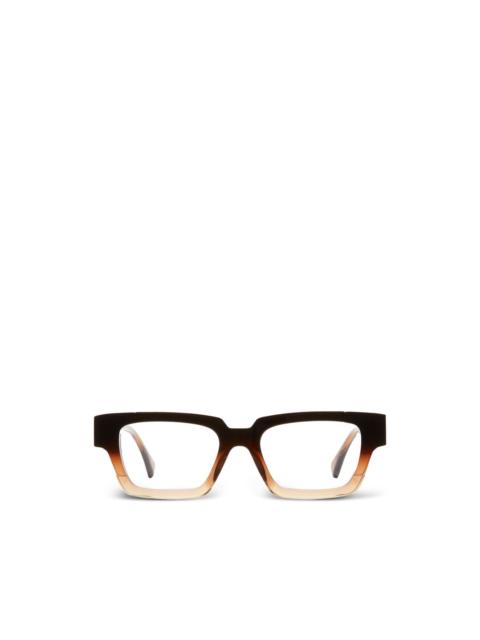 Kuboraum rectangle-frame glasses