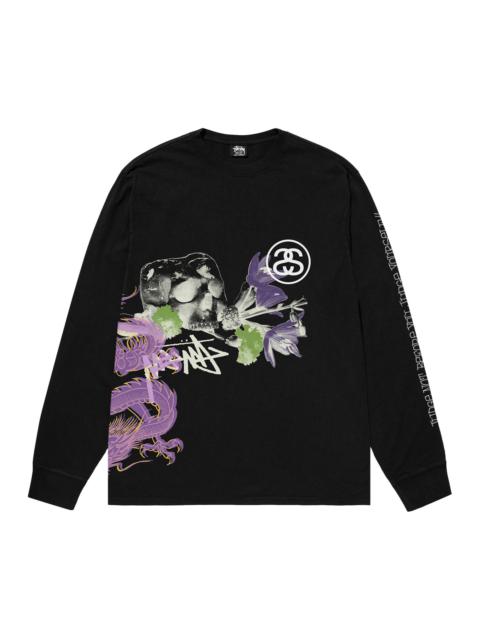 Stüssy Stussy Strike Long-Sleeve Tee 'Black' | REVERSIBLE