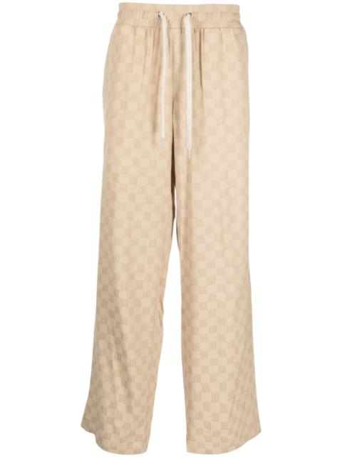 MISBHV logo-print wide-leg trousers