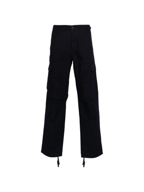 cotton tapered cargo trousers