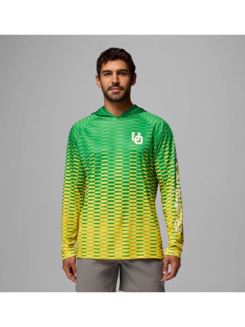 Columbia Men's Collegiate PFG Super Terminal Tackle Hoodie - Oregon