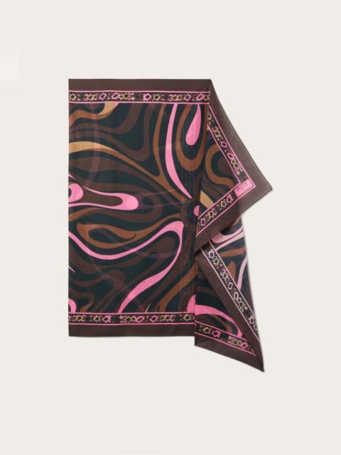 PUCCI MARMO PRINT COTTON SARONG