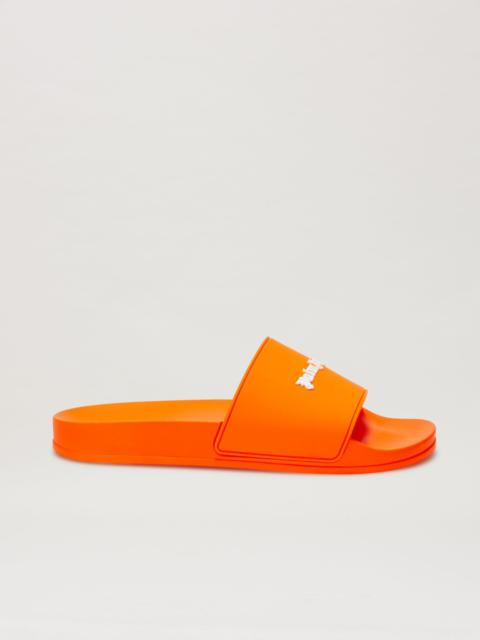 Palm Angels Logo Pool Slider Orange