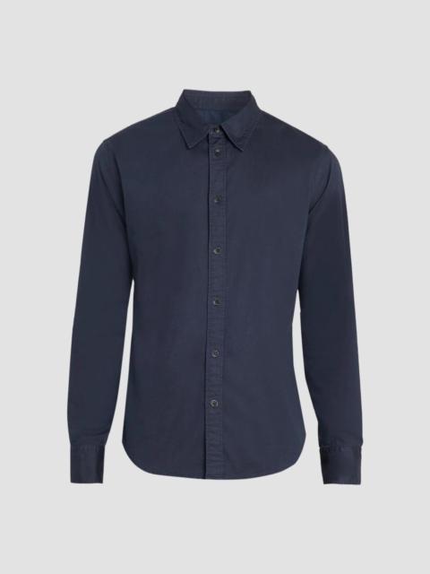 rag & bone Men's Tomlin Cotton Dobby Shirt - Navy