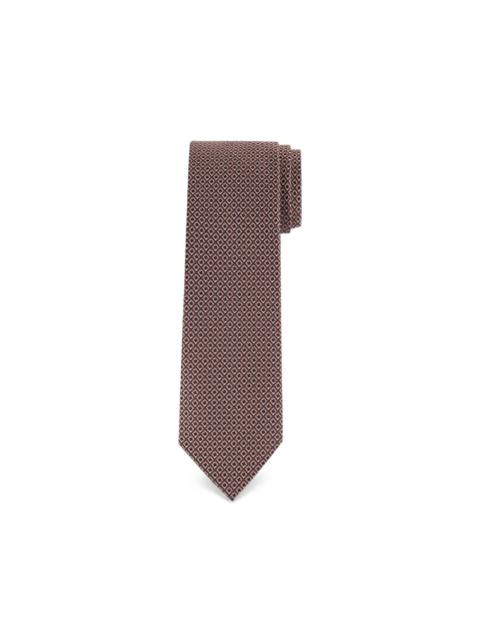 Brioni geometric-pattern tie