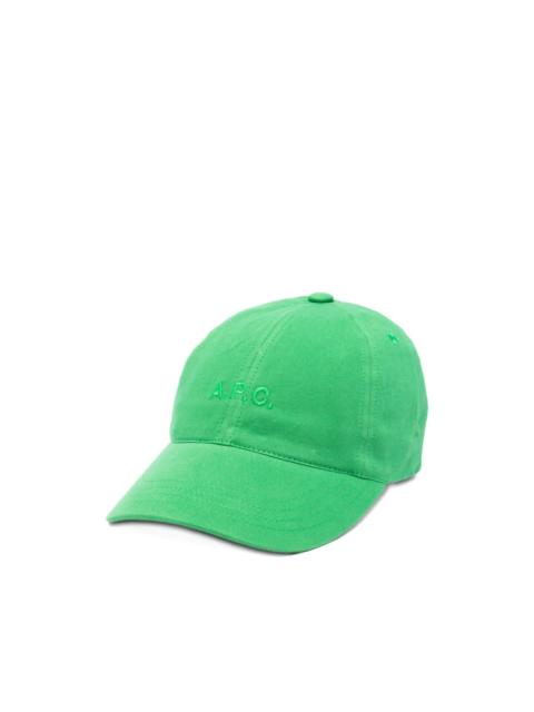 A.P.C. embroidered baseball cap