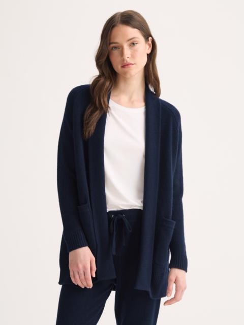 Derek Rose Women's Cardigan Nina Cashmere Navy