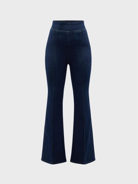 The Jetset Flare Pintuck Jeans
