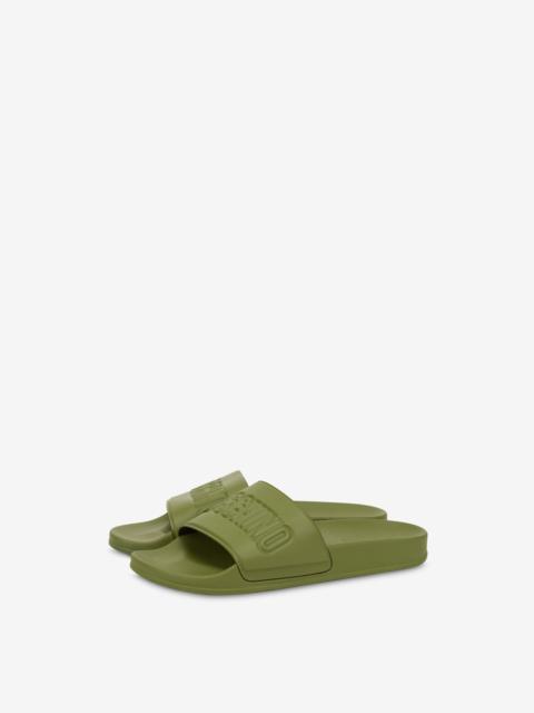 Moschino PVC POOL SLIDERS
