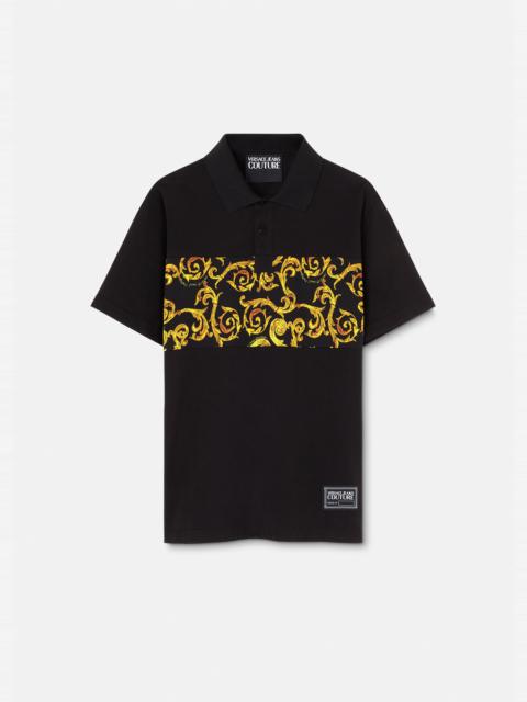 VERSACE JEANS COUTURE Sketch Couture Polo Shirt