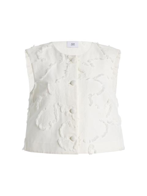 ADAM LIPPES Remo Cotton Fil Coupe Top