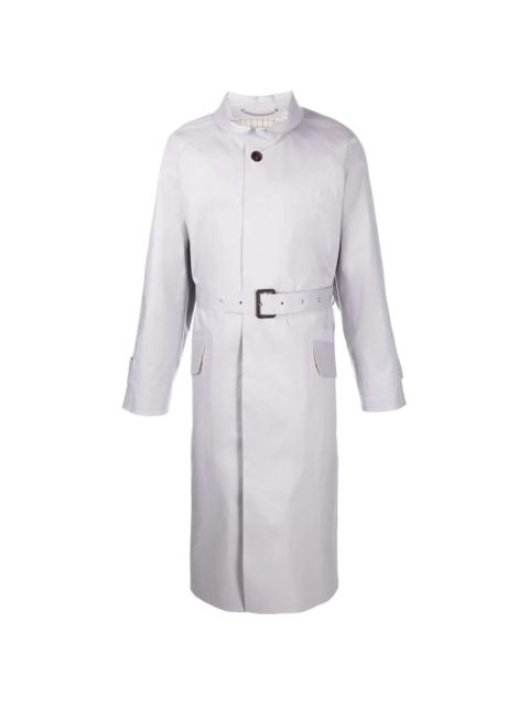 MAISON MARGIELA Grey Bonded Cotton Coat