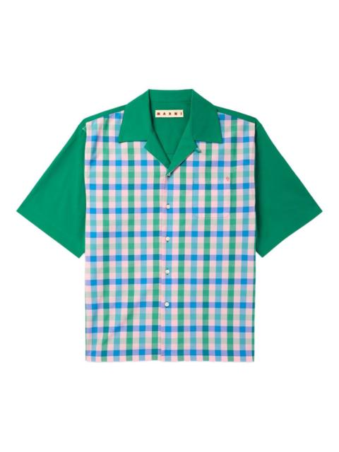 Marni gingham-pattern shirt