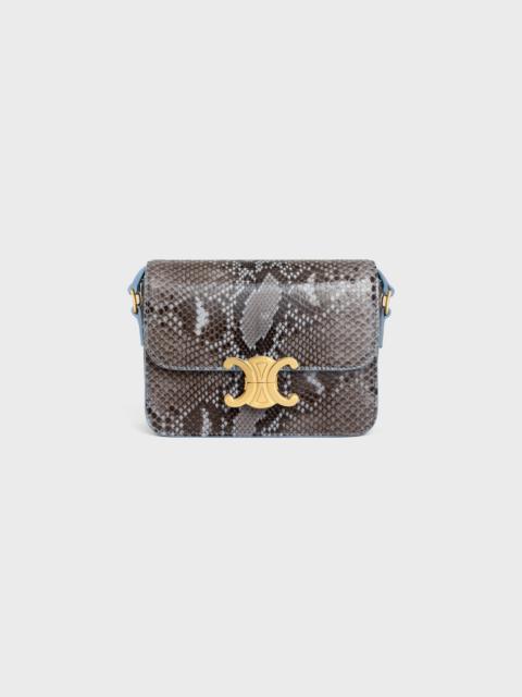 CELINE TEEN TRIOMPHE BAG IN Python patchwork