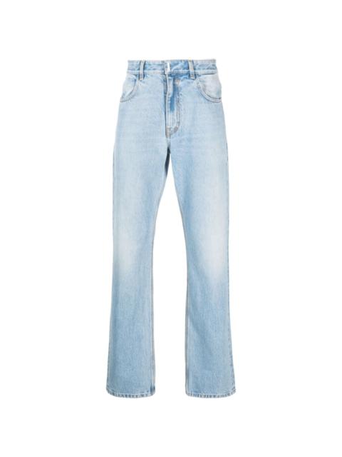 mid-rise loose-fit jeans