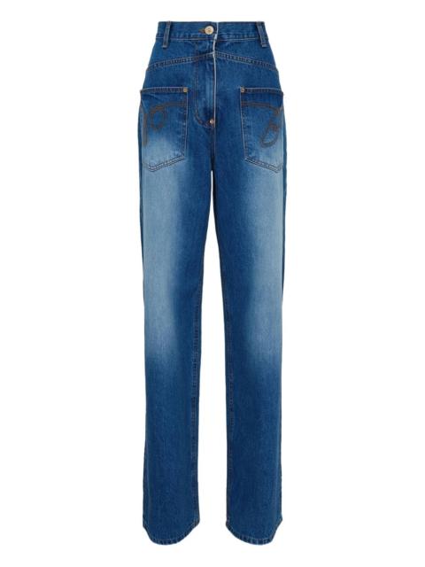 pushBUTTON Re-puzzled jeans