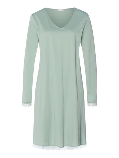 HANRO Inaya Scalloped Lace Cotton Nightgown