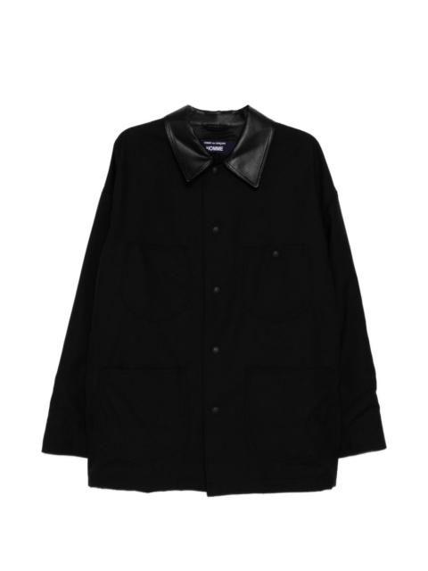 Comme des Garçons Homme wool collared jacket