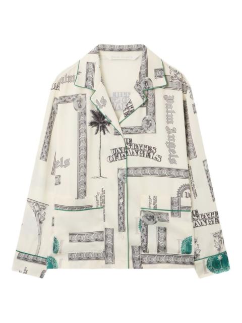 Palm Angels dollar print shirt