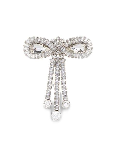 Alessandra Rich embellished bow brooch