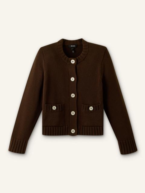 ME+EM Straight Crop Cardigan