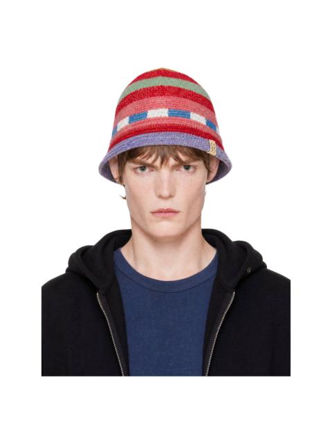 visvim Red Meda Crochet Knit Hat