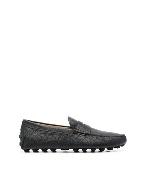 leather moccasin loafers