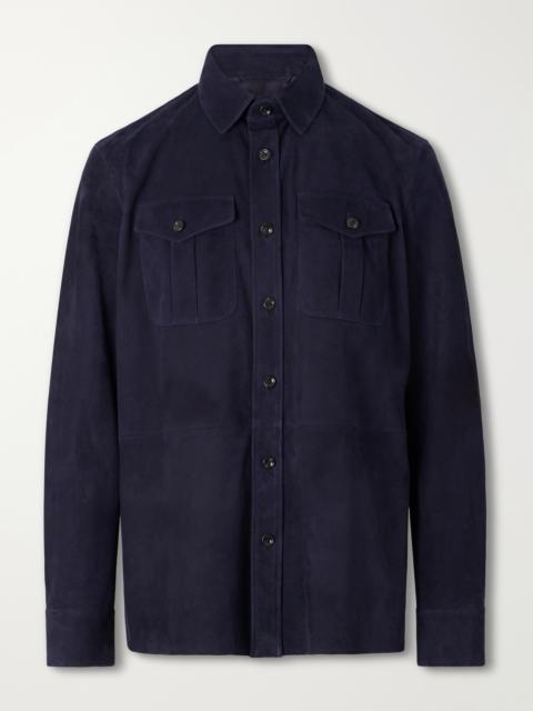 Ralph Lauren Barrow Suede Overshirt