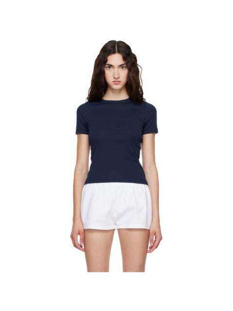 FLORE FLORE Navy Car T-shirt