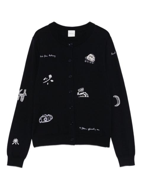 Paul Smith embroidered cardigan
