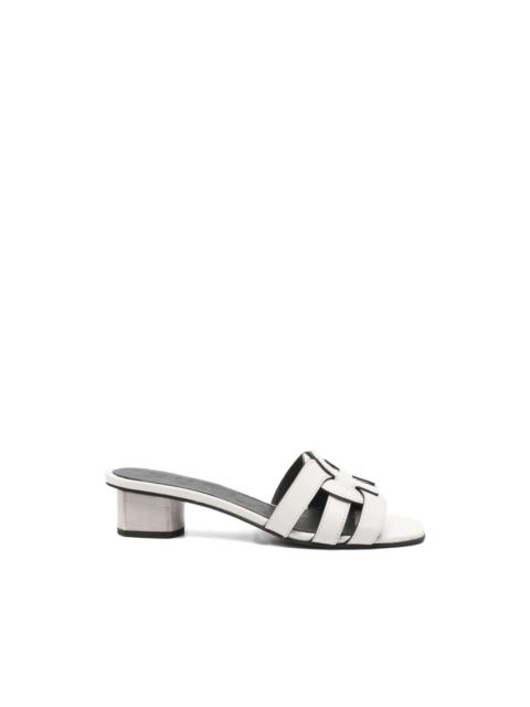 FURLA logo leather sandals