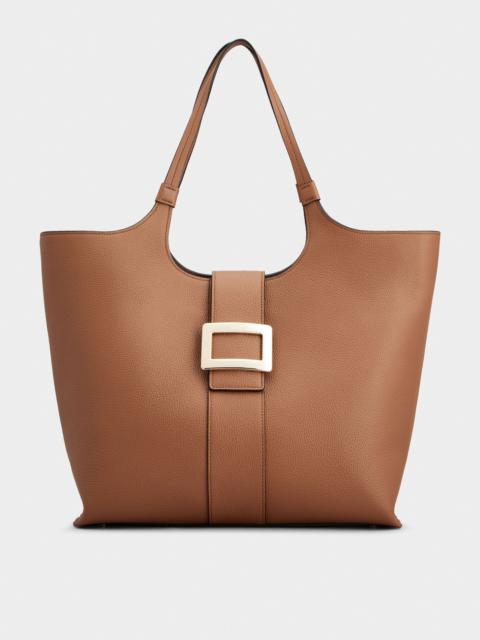 Roger Vivier Belle Vivier Medium Shopping Bag in leather