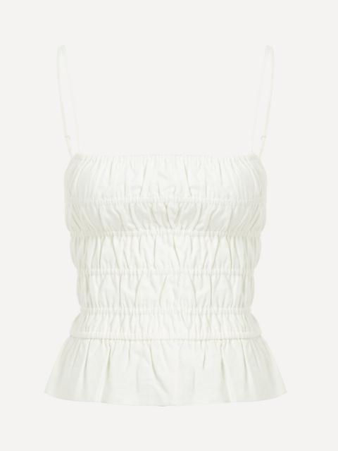 Solid & Striped White Delta Top