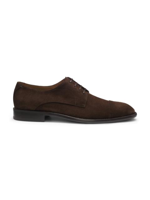 BOSS DERBY SHOES IN SUEDE WITH CAP TOE