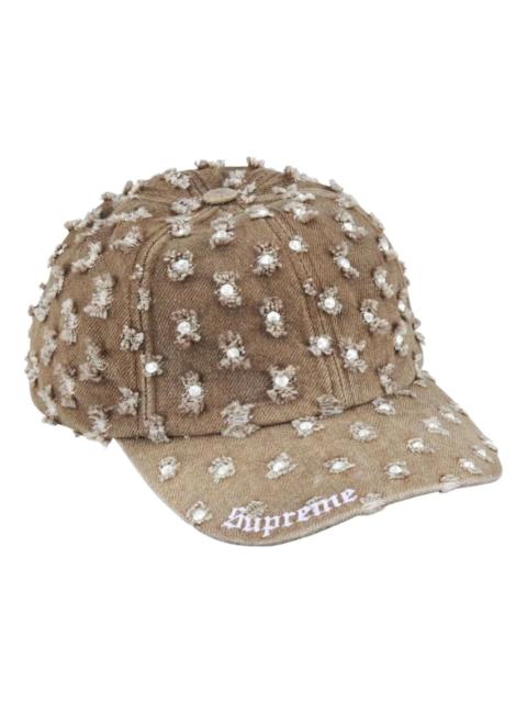 Supreme Supreme FW26 Hole Punch Rhinestone Denim 6-Panel 'Brown' SUP-FW26-1072-BRN