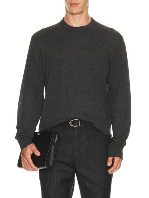 TOM FORD Ultrafine Merino Wool Oversized Crew Neck