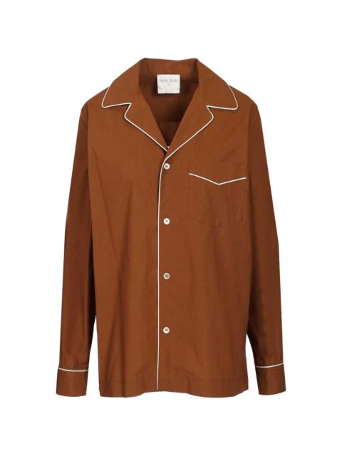 forte_forte piping-trim shirt