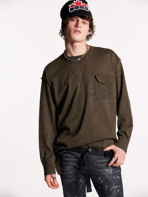 DSQUARED2 CIRO CREWNECK KNIT