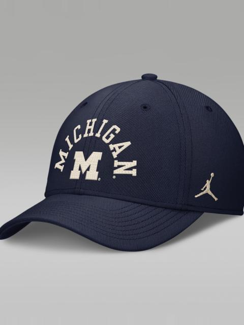 Jordan Michigan Campus Prep Men's Jordan Brand Dri-FIT College Hat