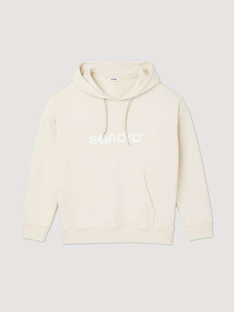 Sandro Oversized logo hoodie