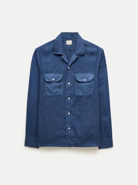J.CREW Camp-collar linen shirt