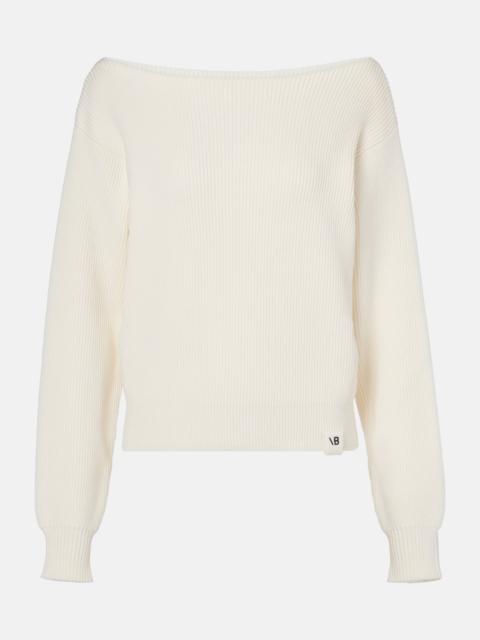 Victoria Beckham Cotton and silk-blend sweater
