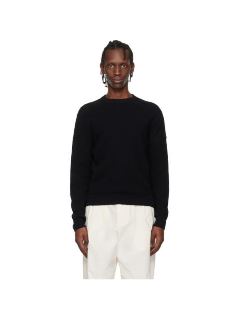 Moncler Black Matt Crewneck Sweater