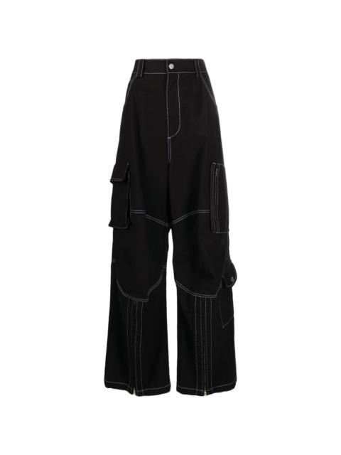 We11done cotton cargo trousers