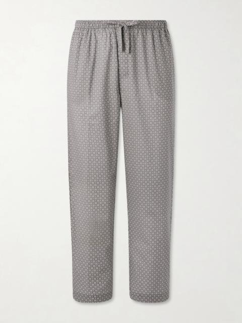 Derek Rose Ledbury 96 Printed Cotton-Poplin Pyjama Trousers