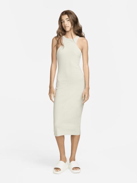 Nike Women's Nike Sportswear Chill Knit Slim Sleeveless Ribbed Midi Dress