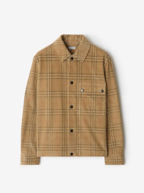 Burberry Check Corduroy Overshirt