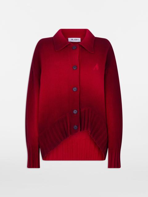 THE ATTICO RED CARDIGAN